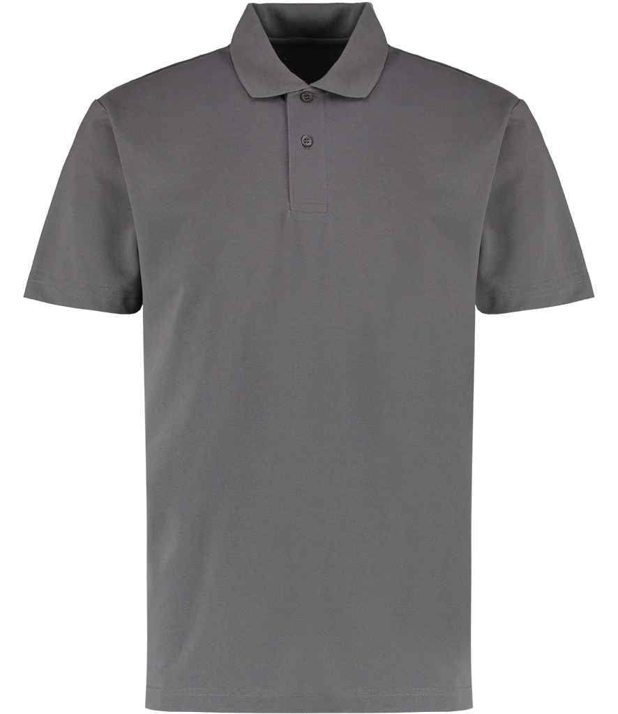 Kustom Kit Regular Fit Workforce Piqué Polo Shirt Charcoal