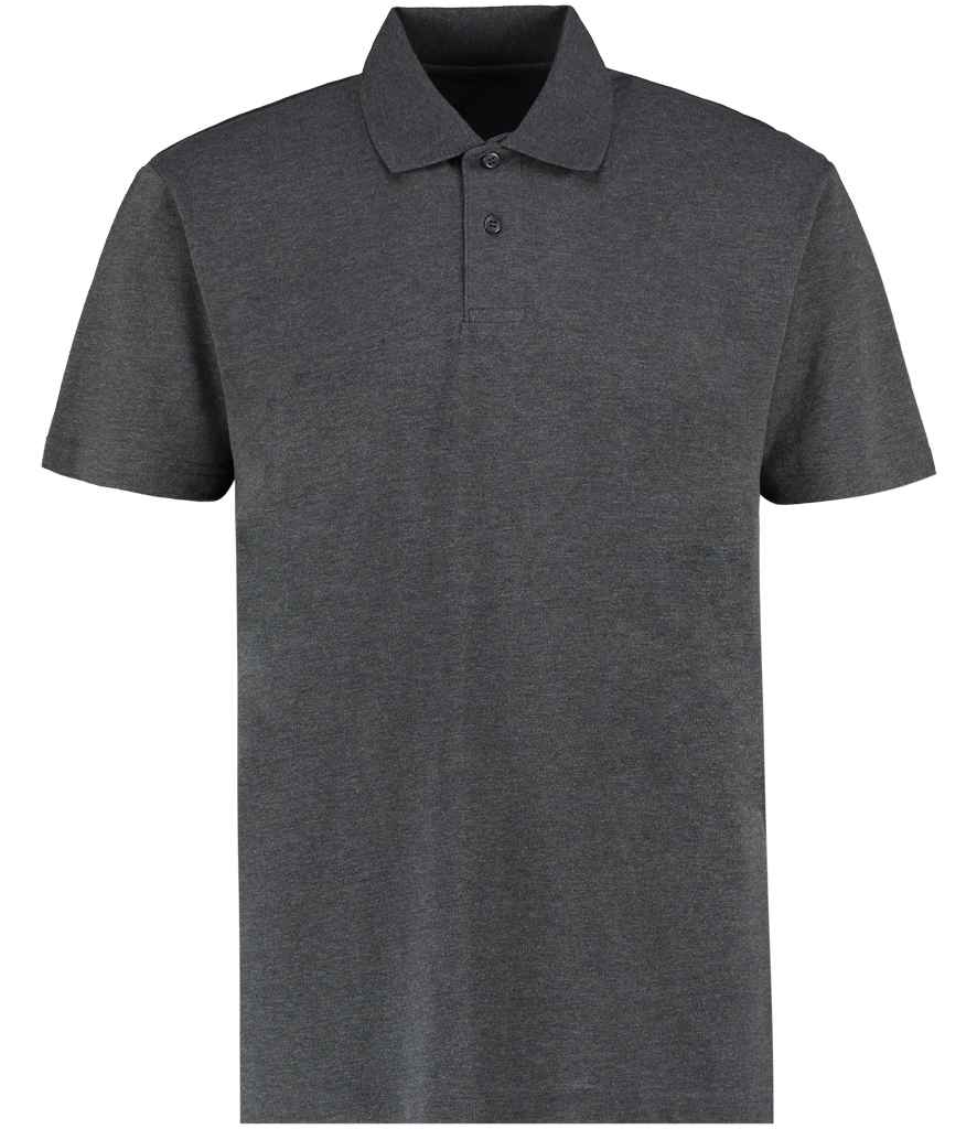Kustom Kit Regular Fit Workforce Piqué Polo Shirt Dark Grey Marl
