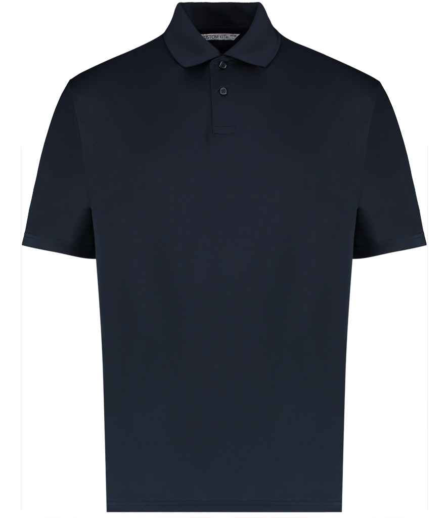 Kustom Kit Regular Fit Cooltex® Plus Superwash® 60°C Piqué Polo Shirt Navy