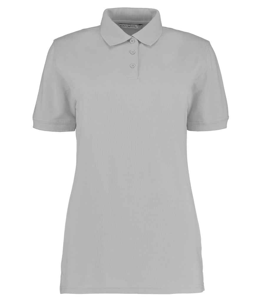 Kustom Kit Ladies Klassic Poly/Cotton Piqué Polo Shirt | Heather Grey Heather Grey