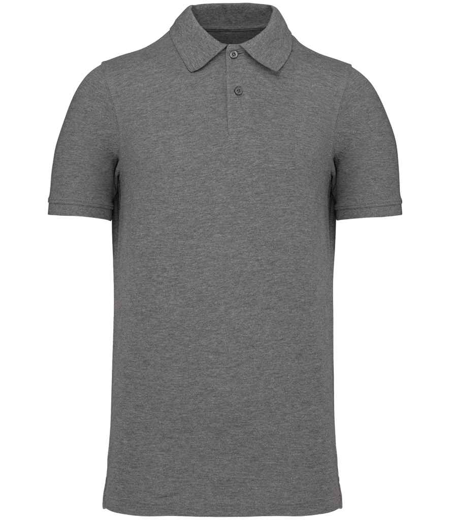 Kariban Organic 180 Piqué Polo Shirt Grey Heather