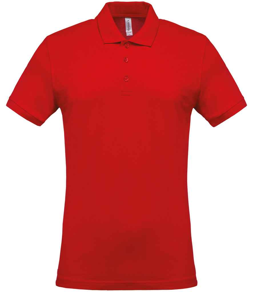 Kariban Short Sleeve Piqué Polo Shirt | Red Red