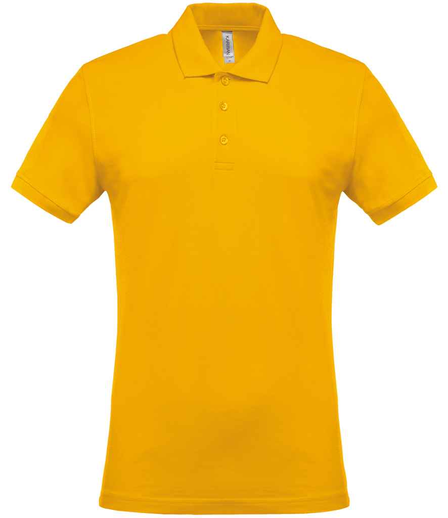 Kariban Short Sleeve Piqué Polo Shirt | Yellow Yellow