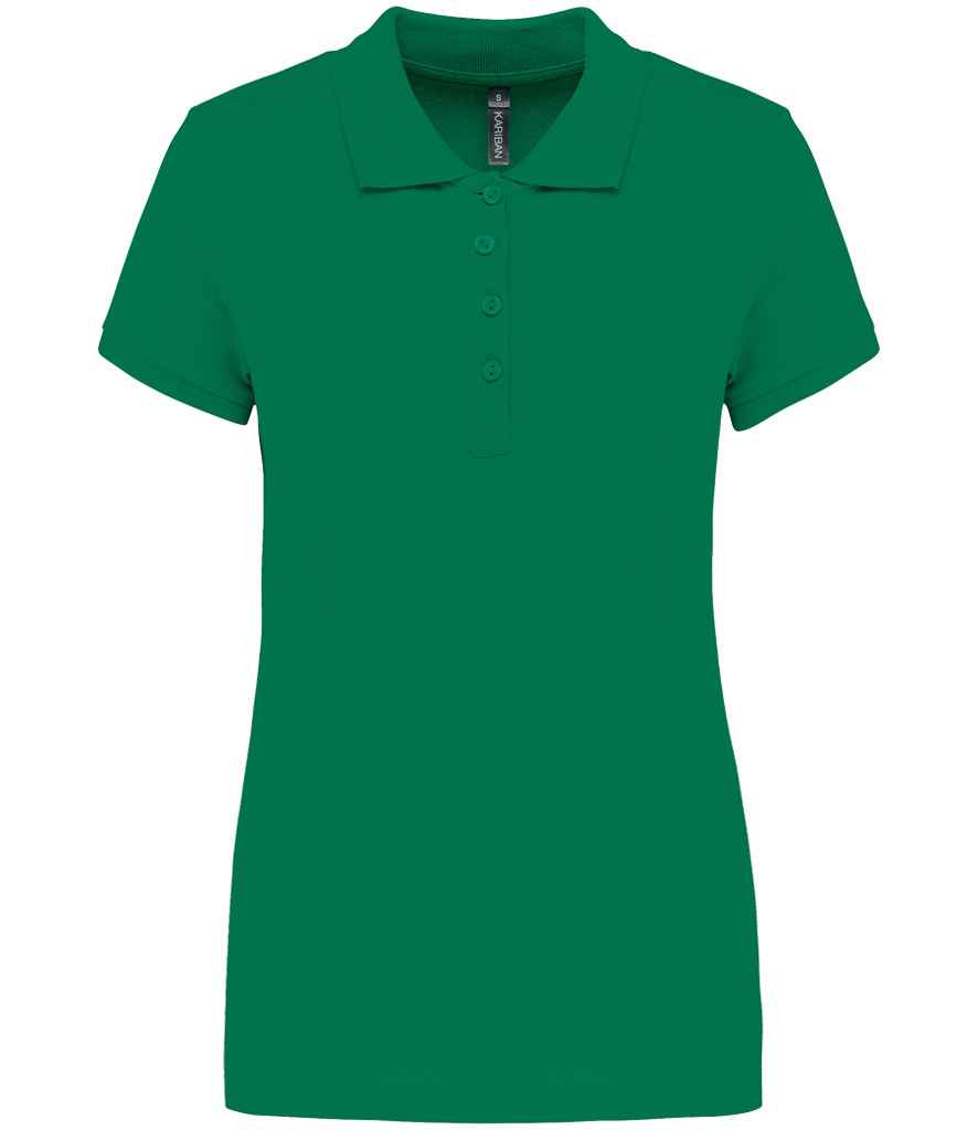 Kariban Ladies Short Sleeve Piqué Polo Shirt | Kelly Green Kelly Green