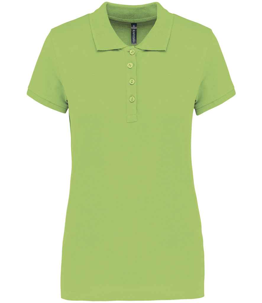 Kariban Ladies Short Sleeve Piqué Polo Shirt | Lime Green Lime Green