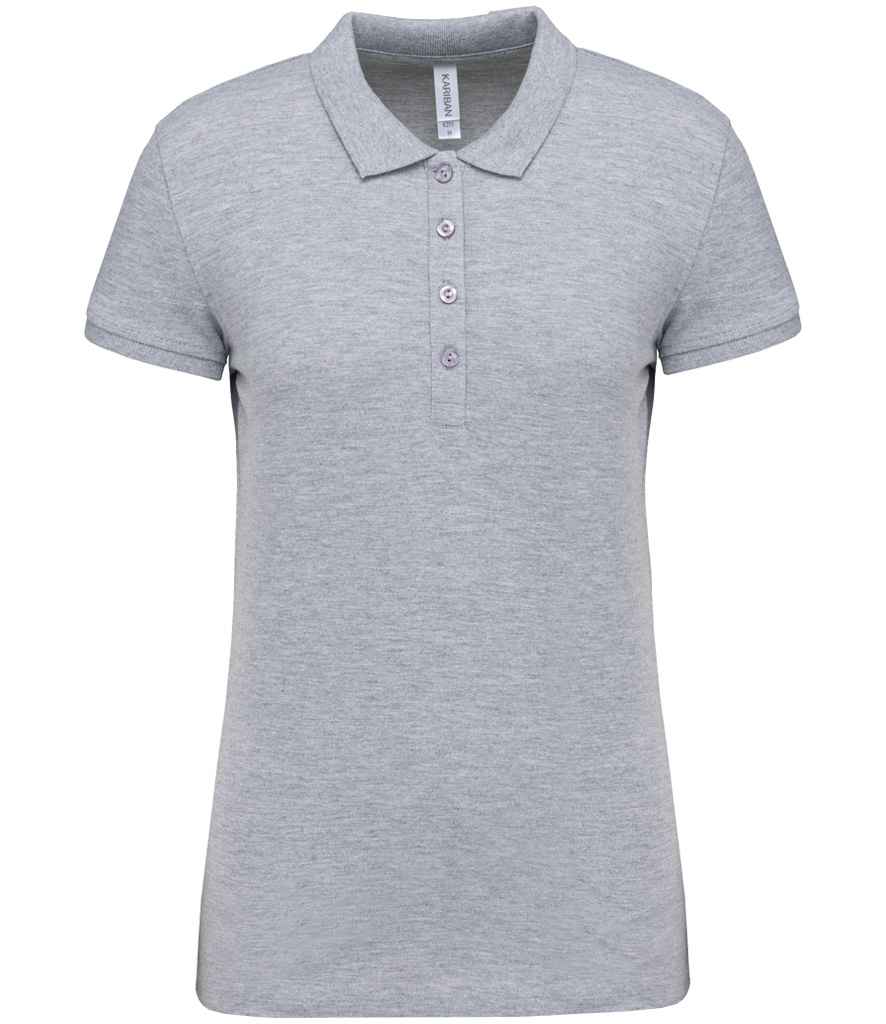 Kariban Ladies Short Sleeve Piqué Polo Shirt | Oxford Grey Oxford Grey