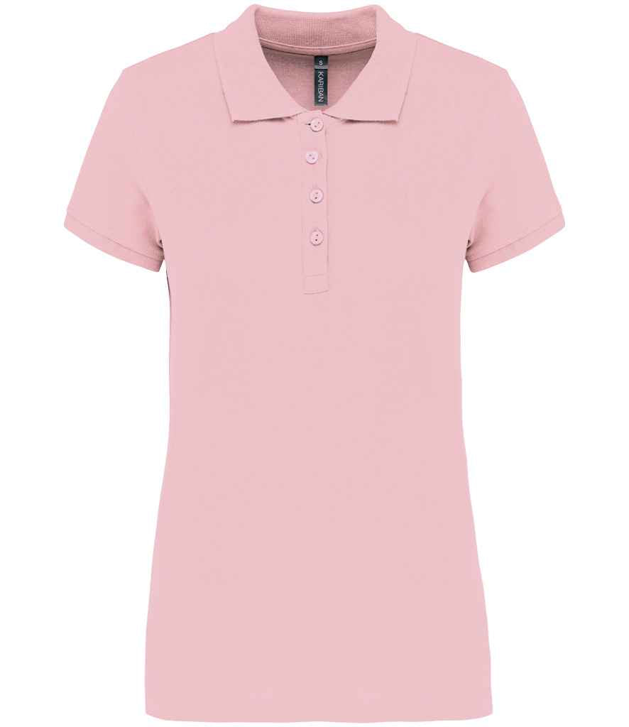 Kariban Ladies Short Sleeve Piqué Polo Shirt | Pale Pink Pale Pink
