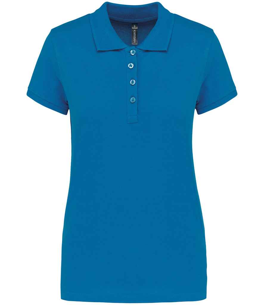 Kariban Ladies Short Sleeve Piqué Polo Shirt | Tropical Blue Tropical Blue