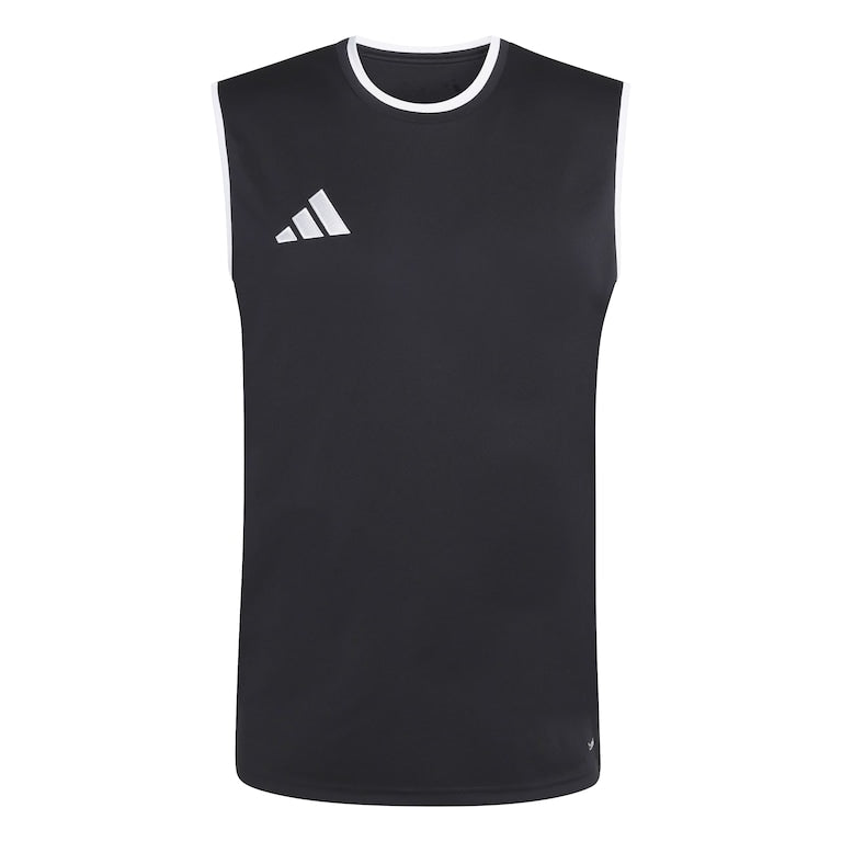 adidas Entrada 26 Sleeveless Shirt - Black/White