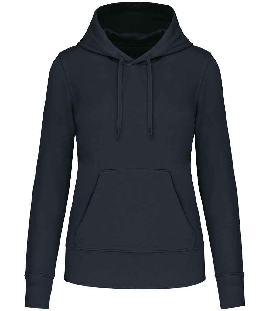 Kariban Ladies Eco Friendly Hooded Sweatshirt Navy