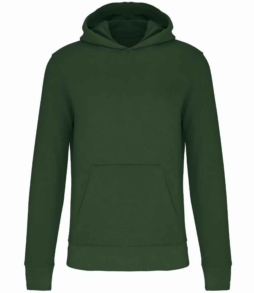 Kariban Kids Eco Friendly Hooded Sweatshirt Forest Green
