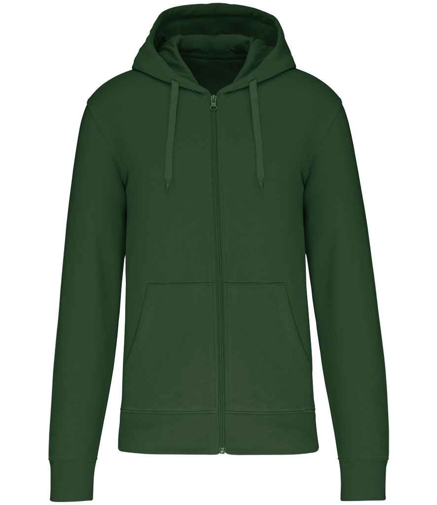Kariban Eco Friendly Full Zip Hoodie Forest Green