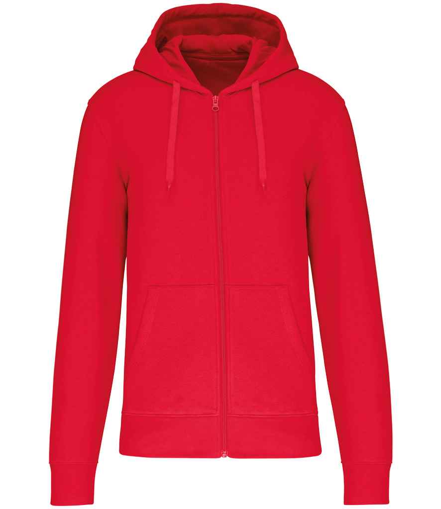 Kariban Eco Friendly Full Zip Hoodie Red