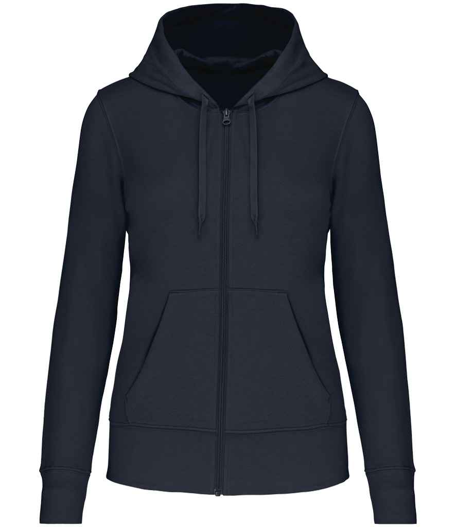 Kariban Ladies Eco Friendly Full Zip Hoodie Navy