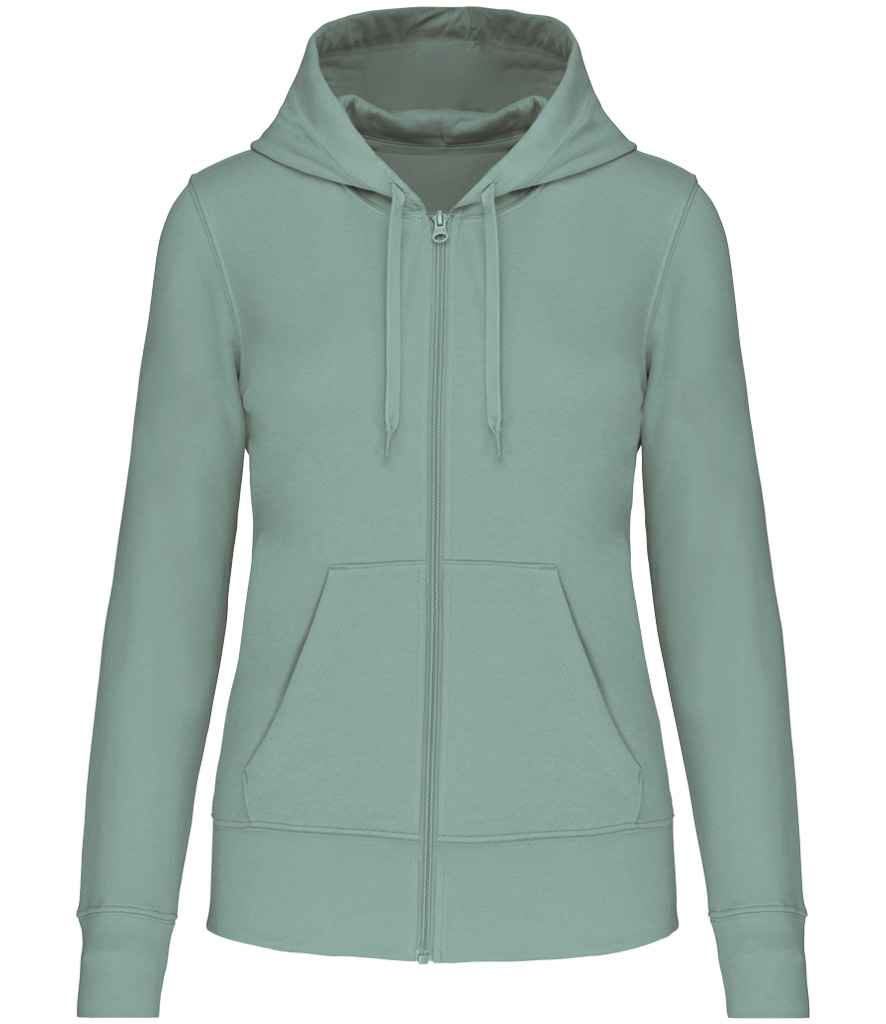 Kariban Ladies Eco Friendly Full Zip Hoodie Sage