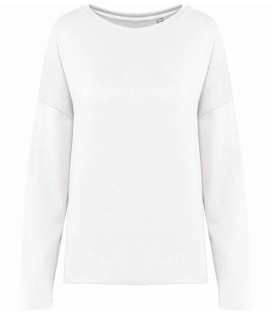 Kariban Ladies Oversized Sweatshirt Off White