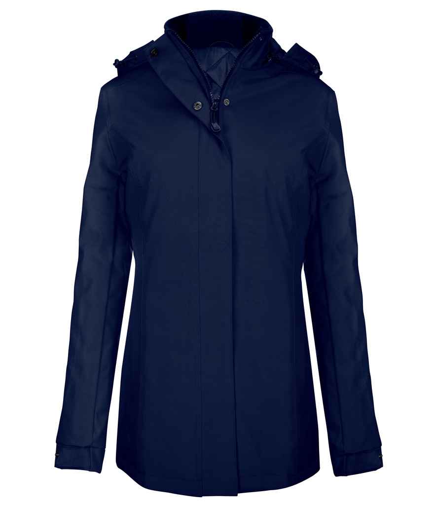 Kariban Ladies Parka Jacket Navy