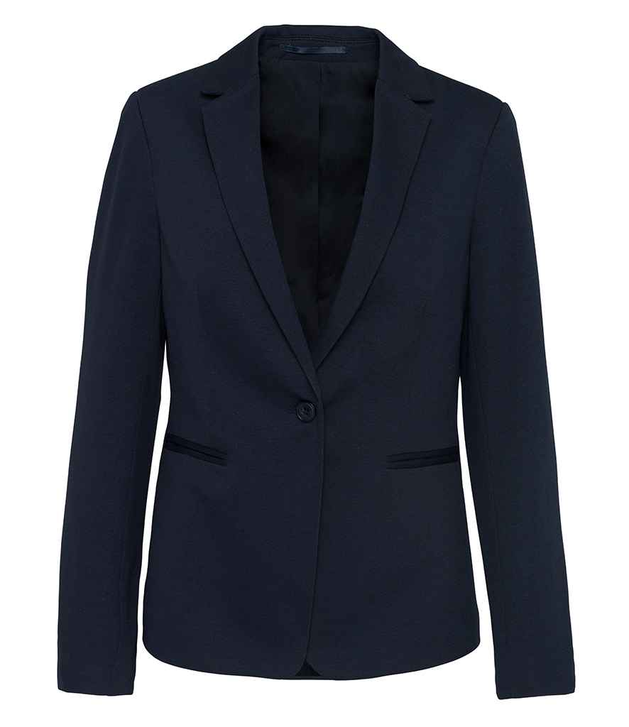 Kariban Ladies Knitted Blazer Night Navy Heather
