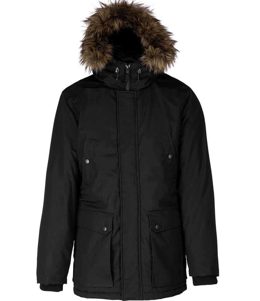 Kariban Winter Parka Jacket Black