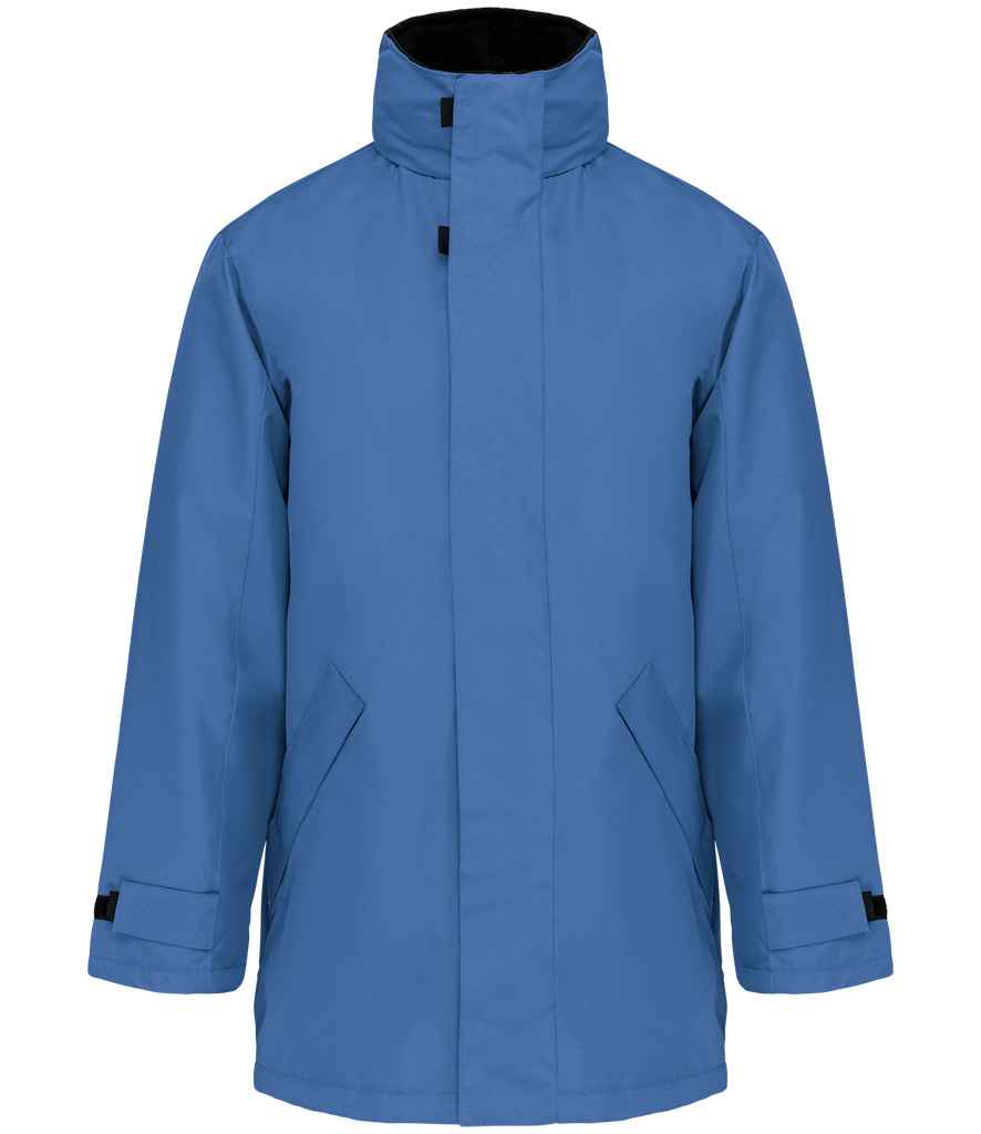 Kariban Parka Jacket Light Royal Blue/Black
