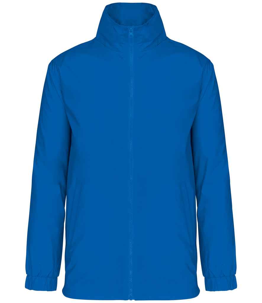 Kariban Lined Windbreaker Jacket Royal Blue
