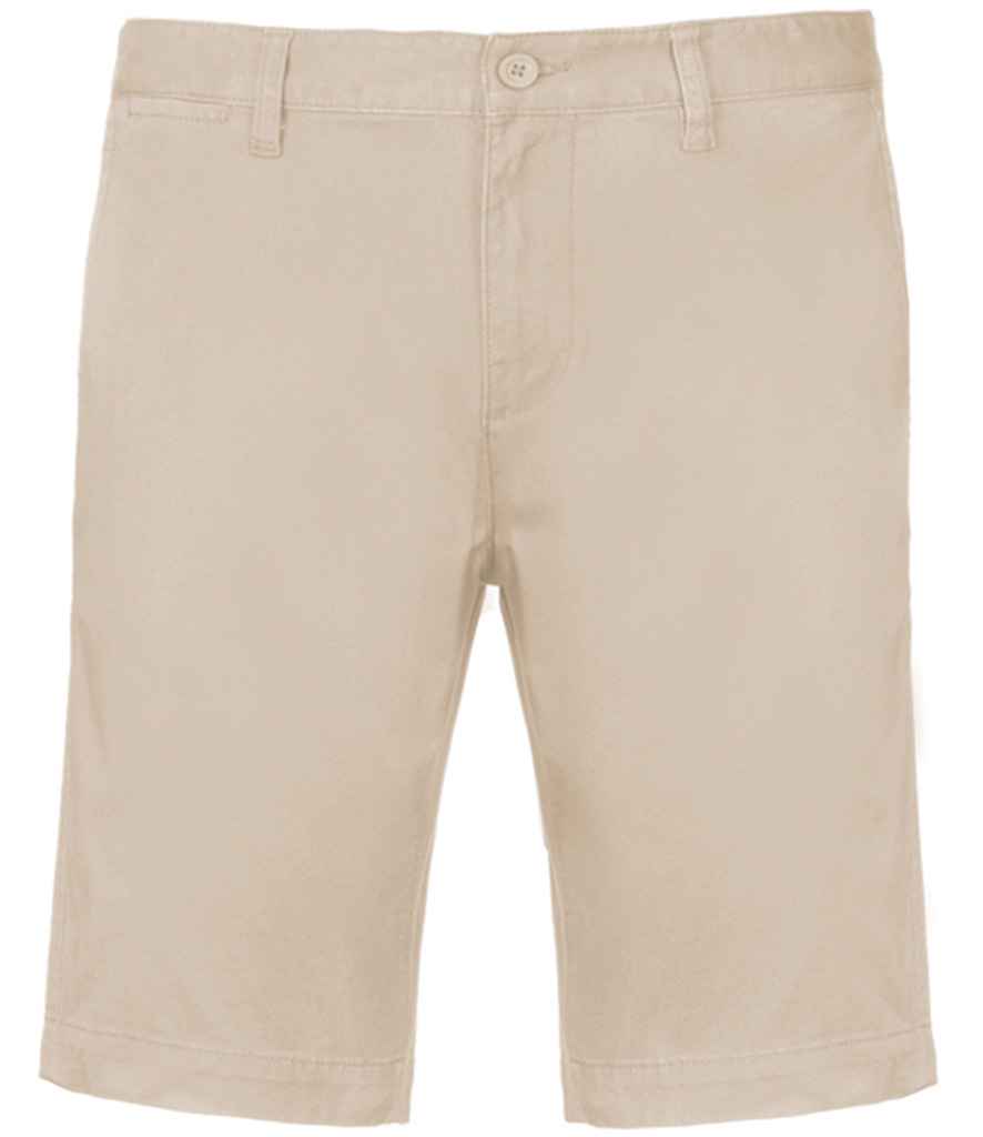 Kariban Chino Bermuda Shorts Beige