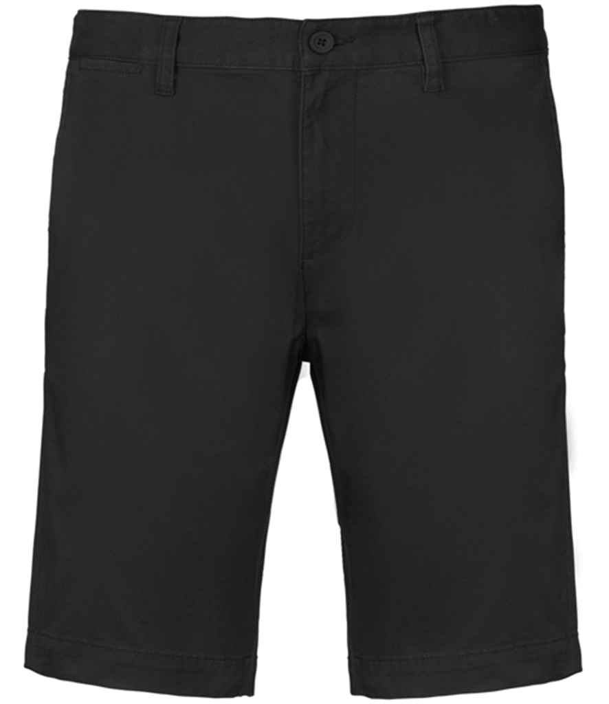 Kariban Chino Bermuda Shorts Black