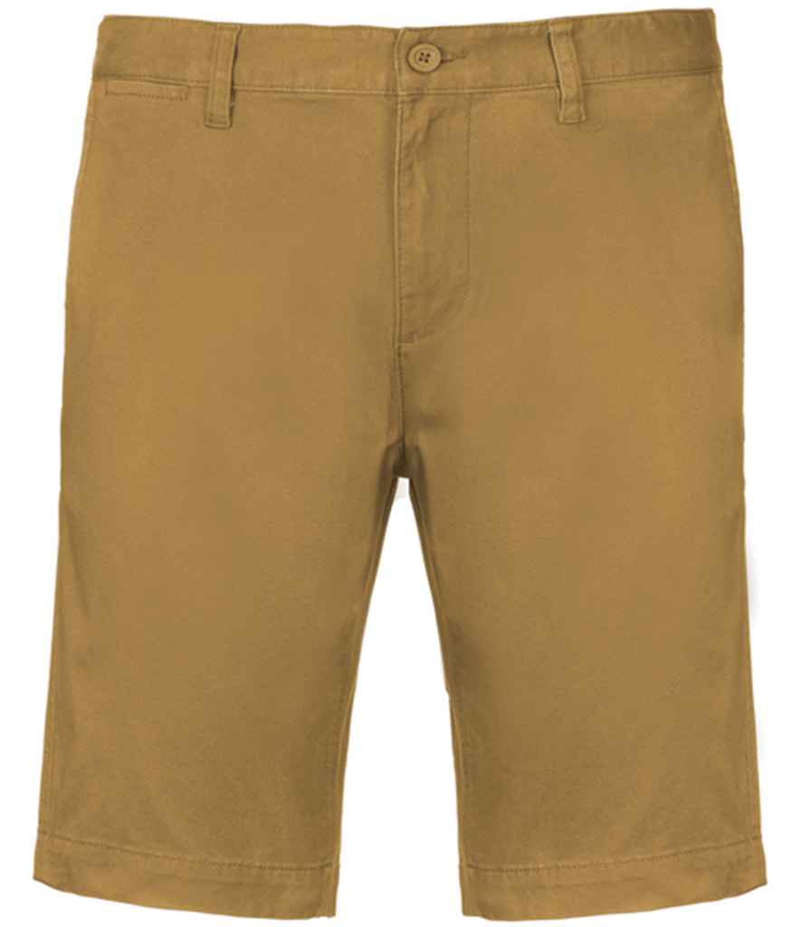 Kariban Chino Bermuda Shorts Camel