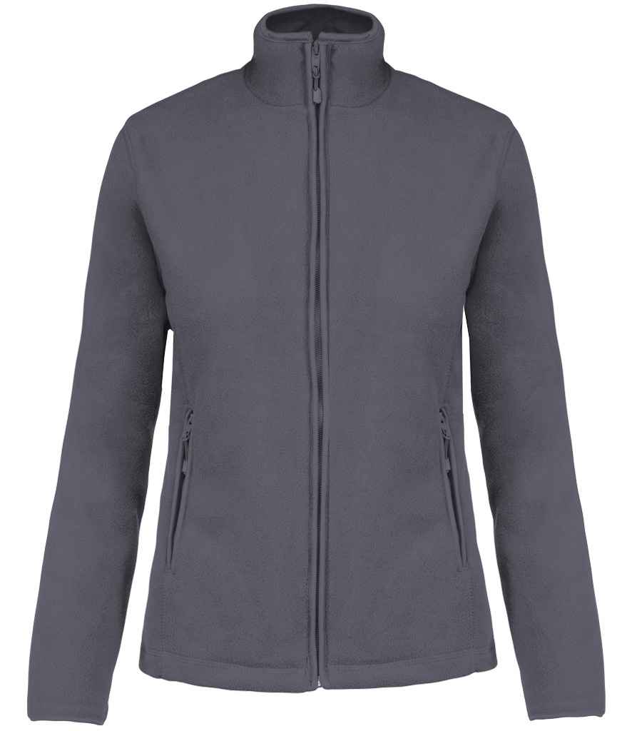 Kariban Ladies Maureen Micro Fleece Jacket Convoy Grey