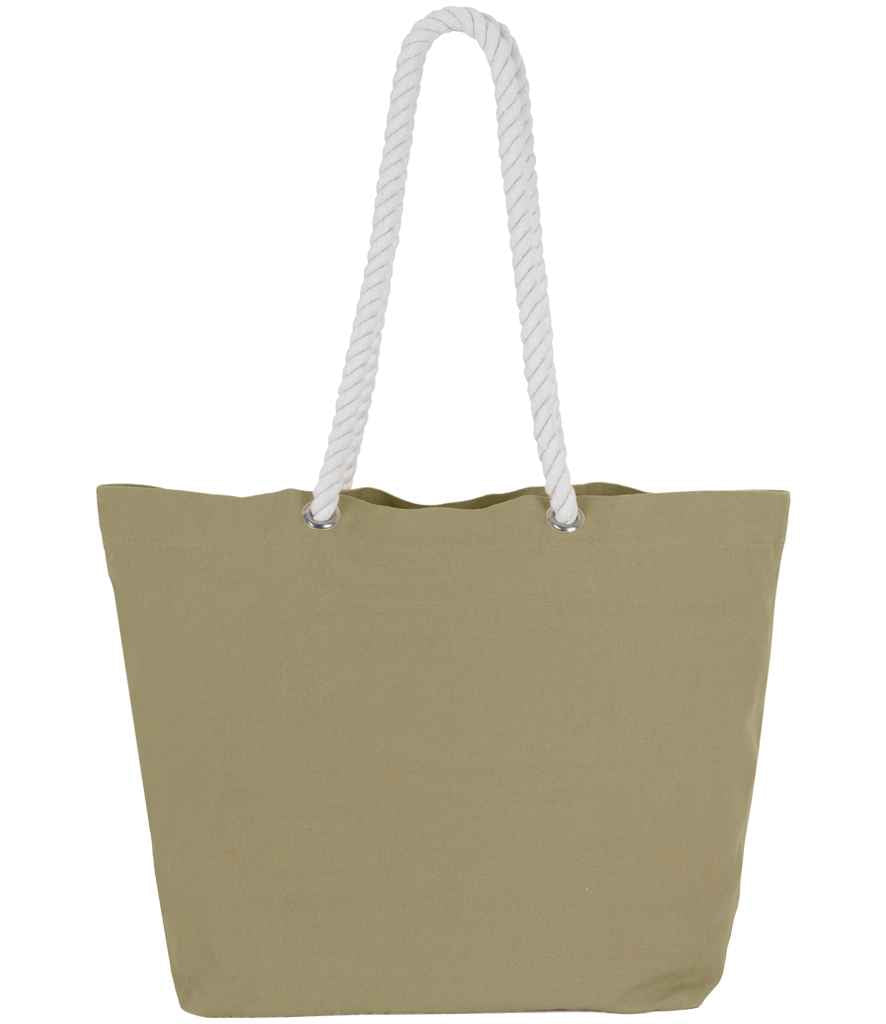 Kimood Marine Style Tote Bag Washed Lichen Green