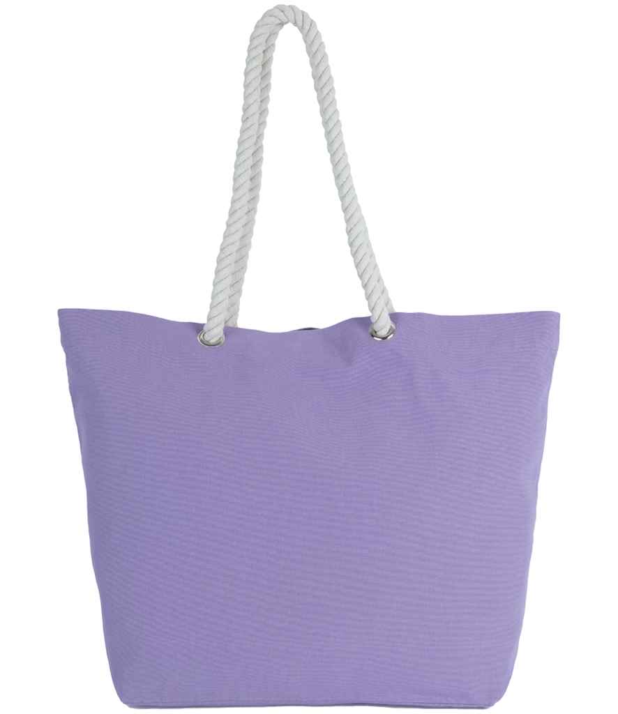 Kimood Marine Style Tote Bag Washed Light Purple
