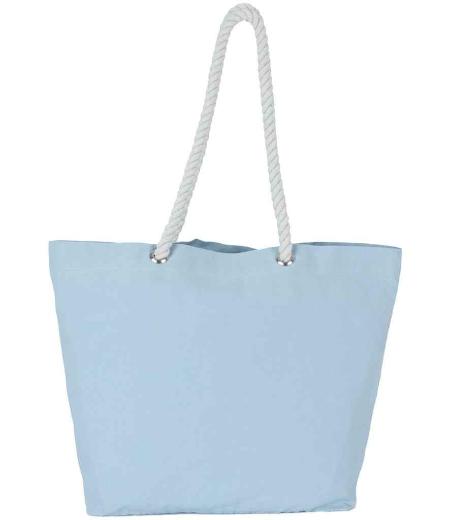 Kimood Marine Style Tote Bag Washed Pearl Blue