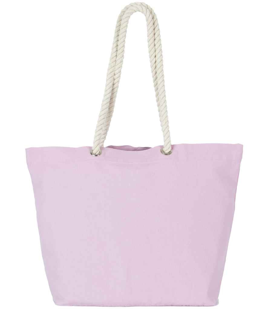 Kimood Marine Style Tote Bag Washed Parma Pink