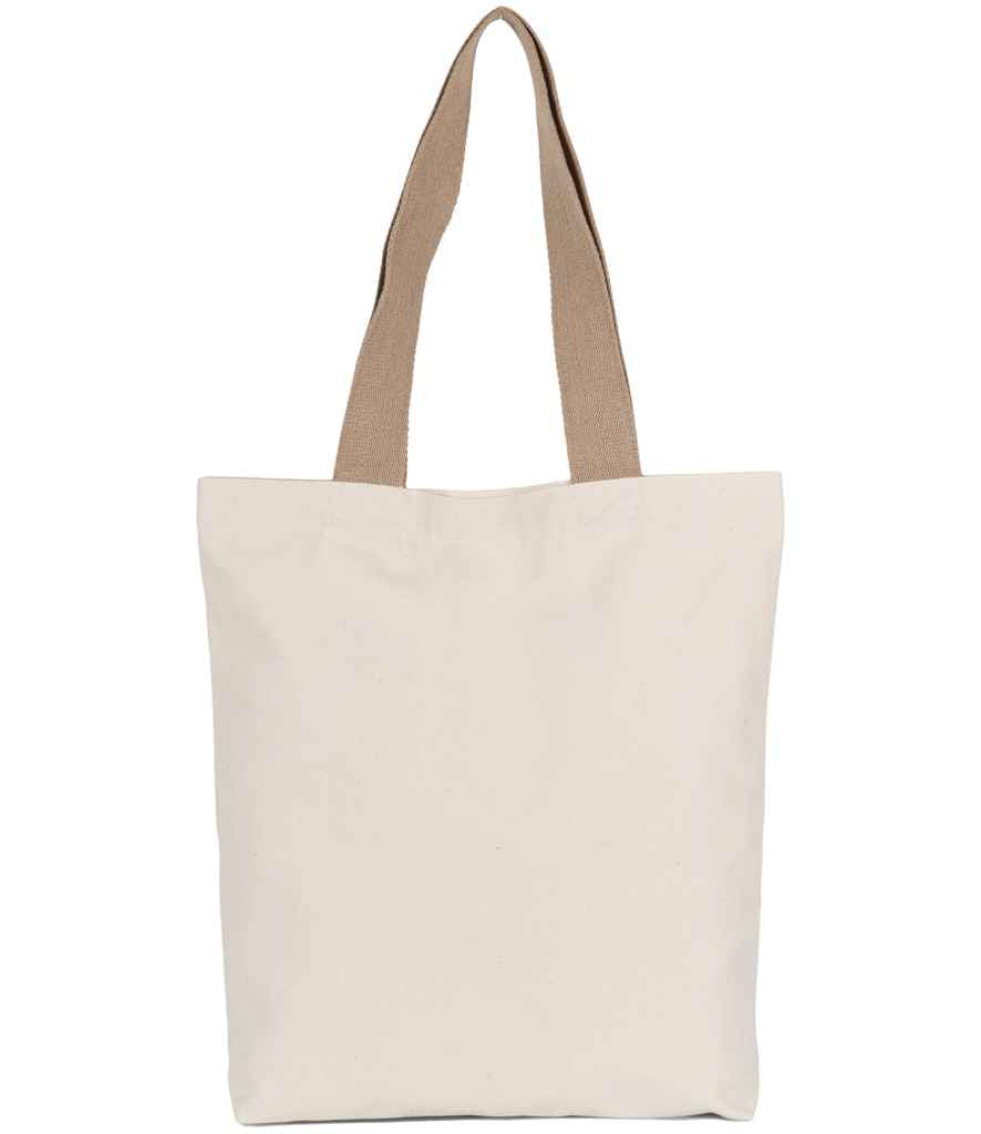 Kimood Recycled Flat-Bottom Shopping Bag Ecume/Hemp