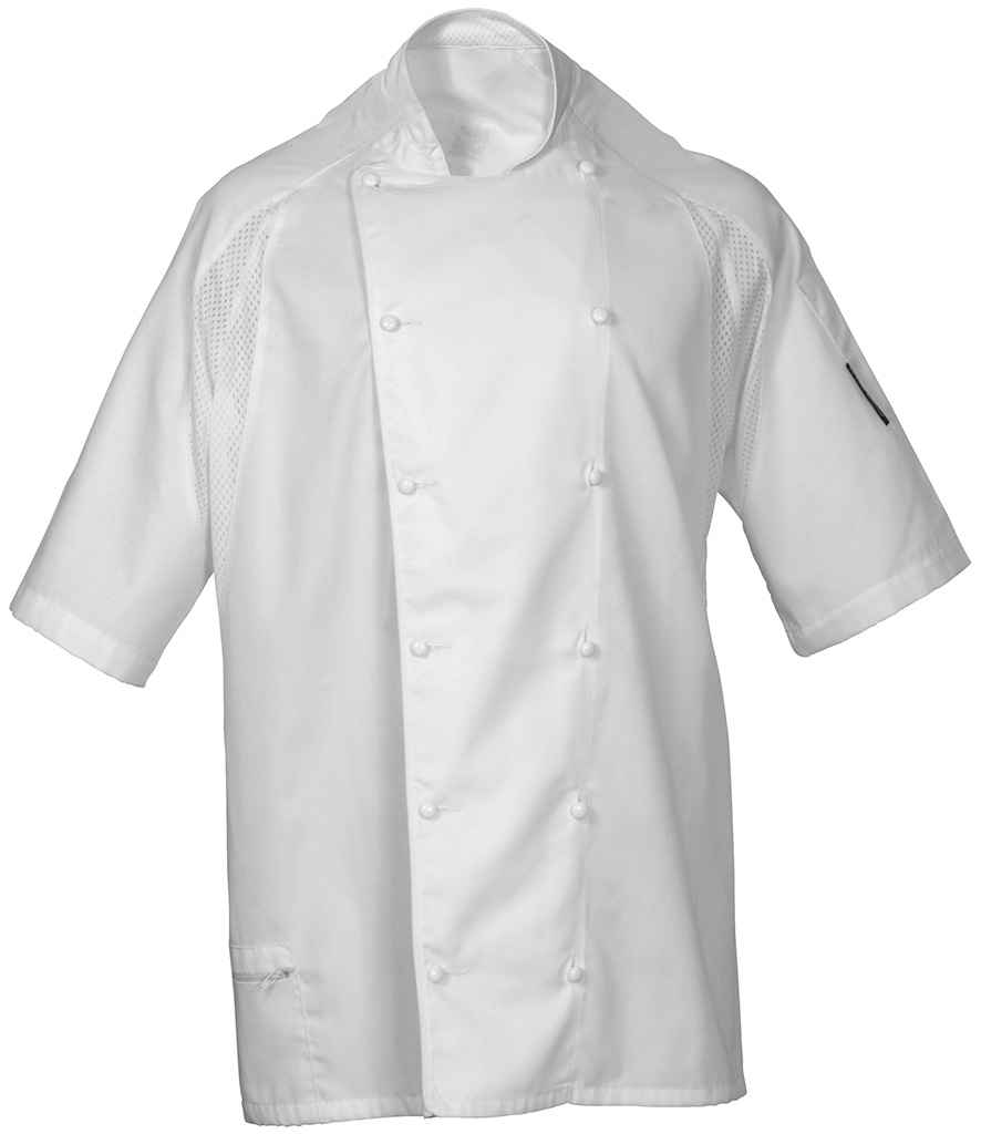 Le Chef Short Sleeve Executive Jacket White