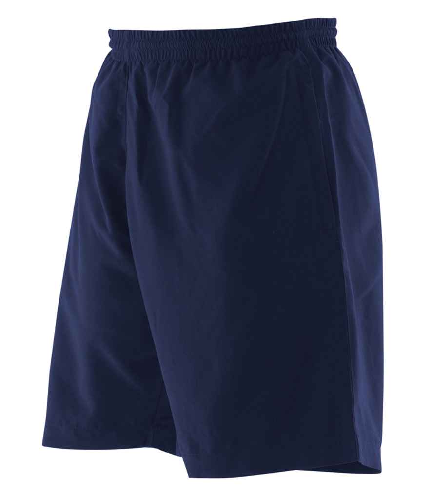 Finden + Hales Ladies Microfibre Shorts Navy