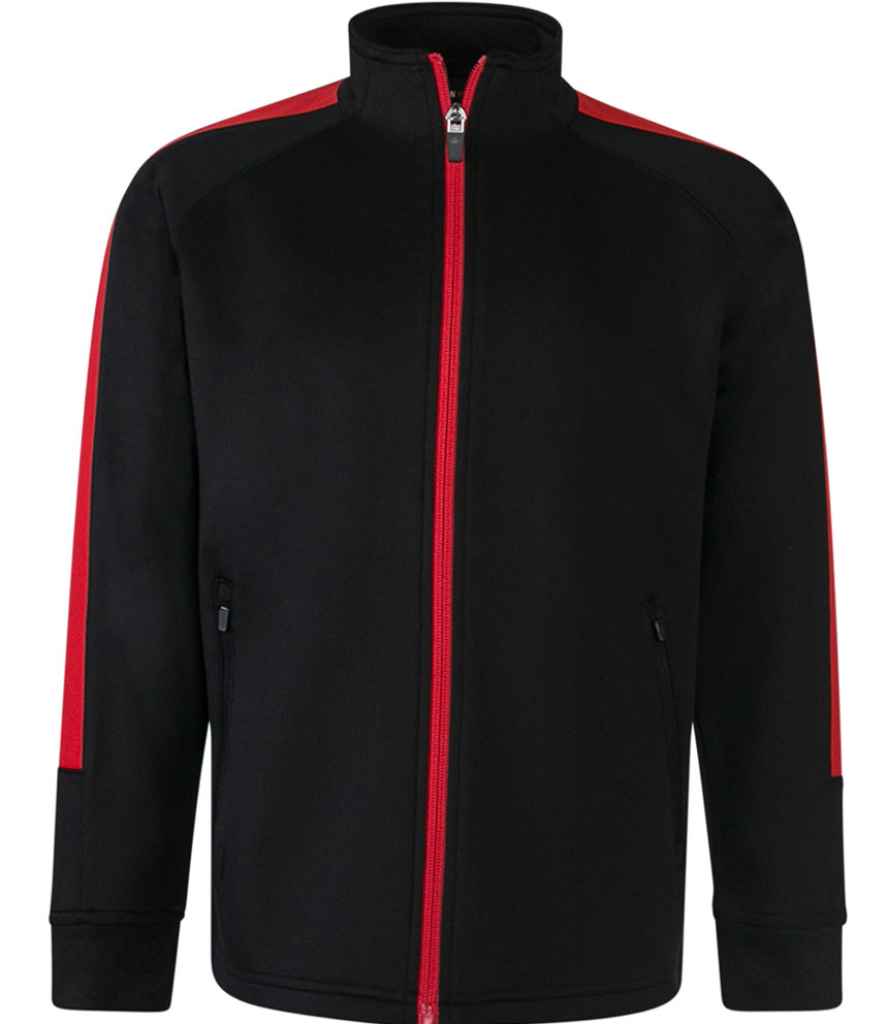 Finden + Hales Kids Knitted Tracksuit Top Black/Red