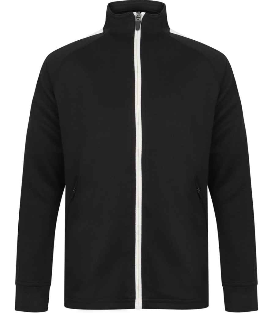 Finden + Hales Kids Knitted Tracksuit Top Black/White