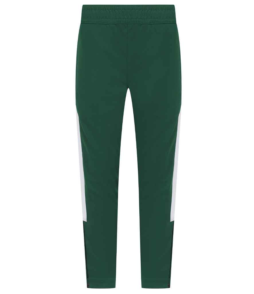 Finden + Hales Kids Knitted Tracksuit Pants Bottle Green/White