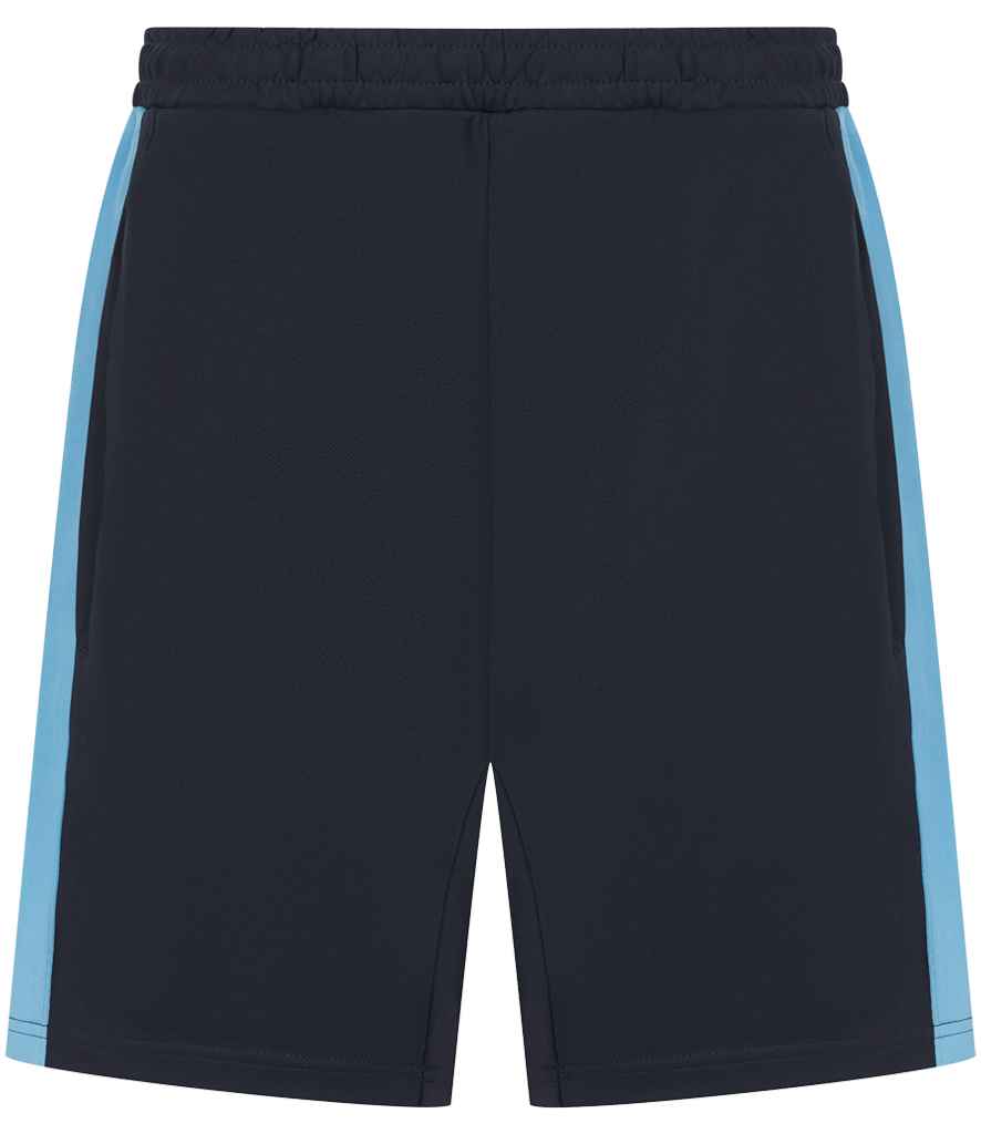 Finden + Hales Knitted Shorts Navy/Sky blue