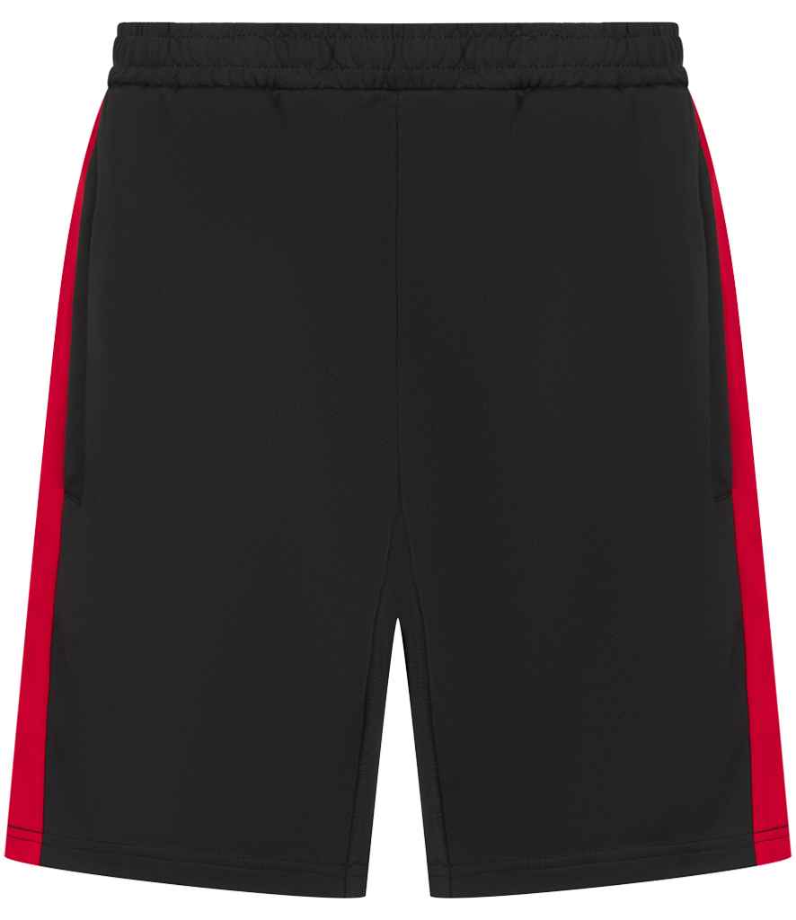 Finden + Hales Kids Knitted Shorts Black/Red