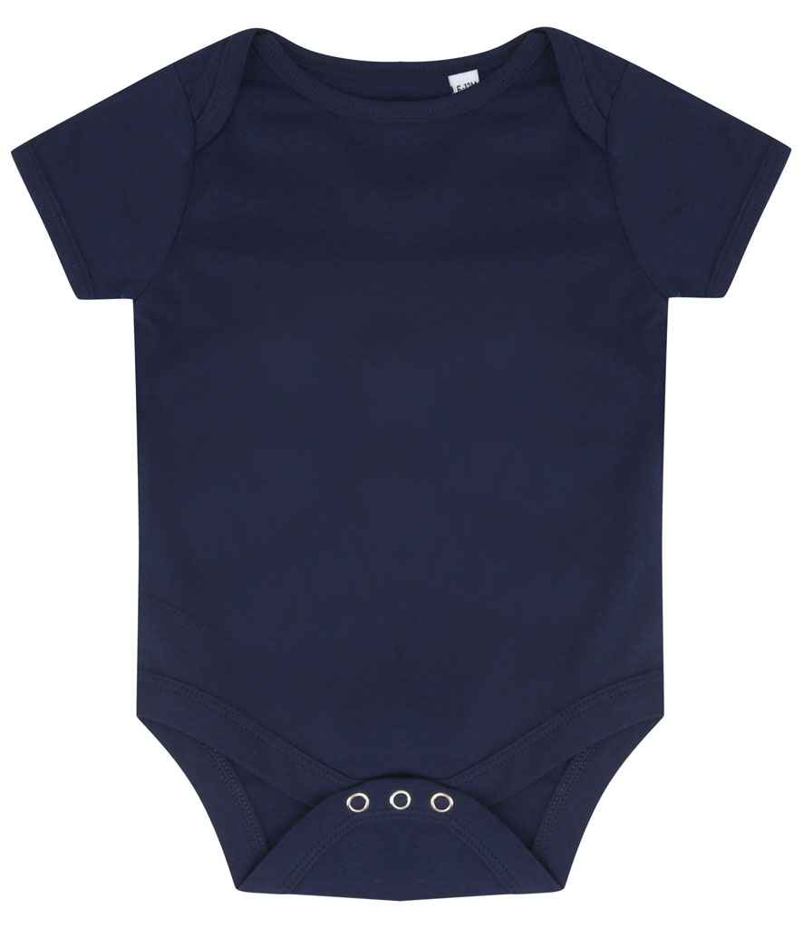 Larkwood Essential Short Sleeve Baby Bodysuit Navy