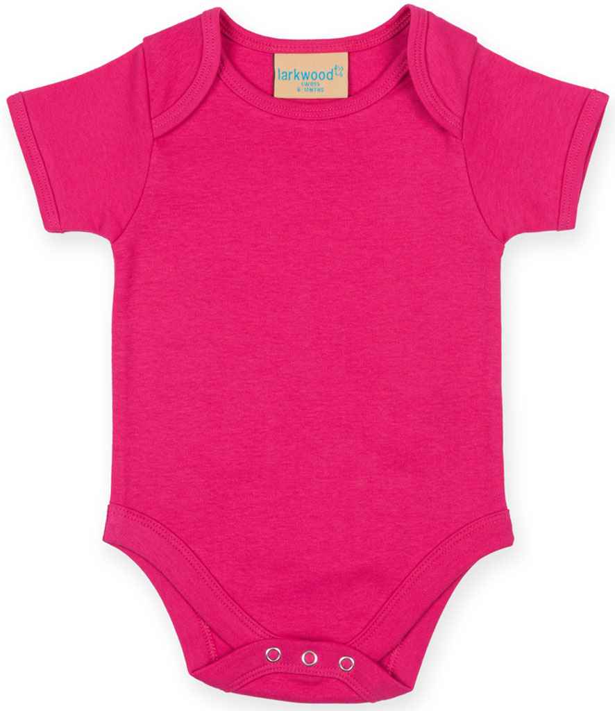 Larkwood Short Sleeve Baby Bodysuit Fuchsia