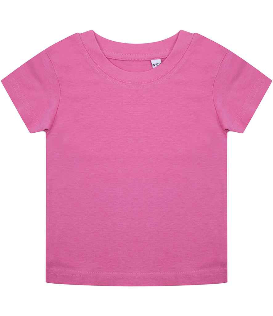 Larkwood Baby/Toddler Organic T-Shirt Bright Pink