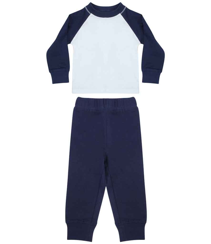 Larkwood Baby/Toddler Pyjamas Navy/White