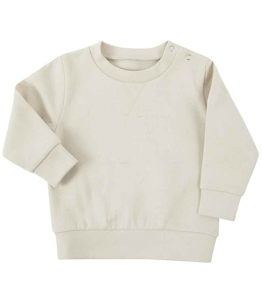 Larkwood Kids Sustainable Sweatshirt Light Stone