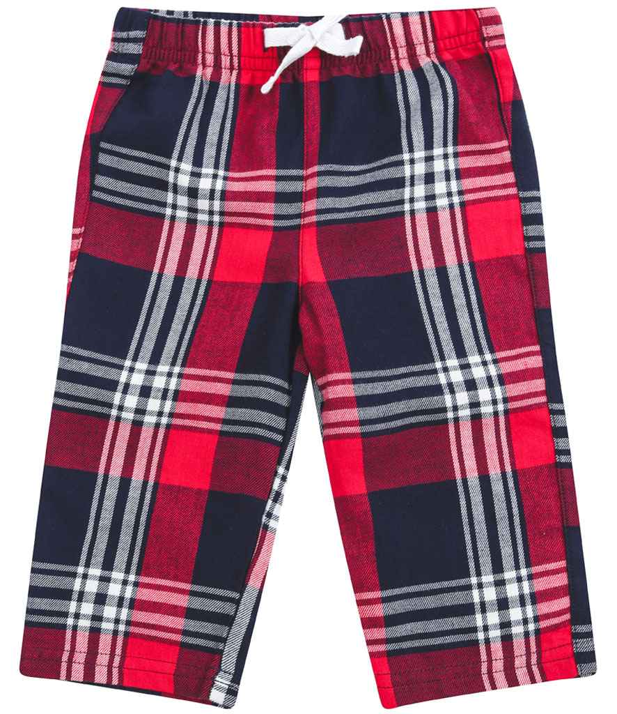 Larkwood Baby/Toddler Tartan Lounge Pants Red/Navy