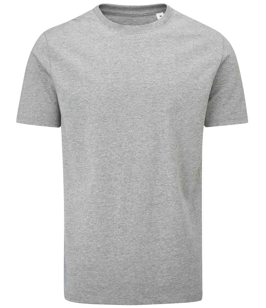 Mantis Unisex Essential Heavyweight T-Shirt Heather Marl