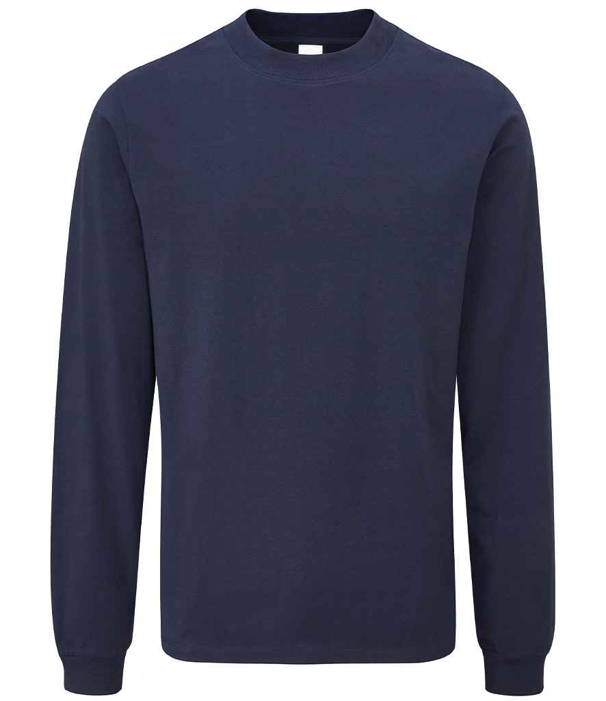 Mantis Unisex Essential Heavy Long Sleeve T-Shirt Navy