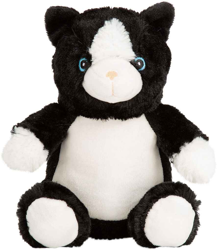 Mumbles Printme Mini Animals Black/White Cat